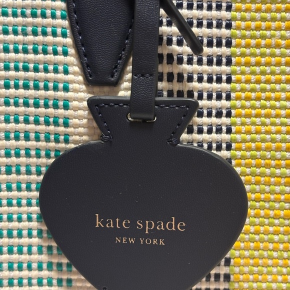 Kate Spade New York Market Woven Stripe Medium Tote - Picture 2 of 8